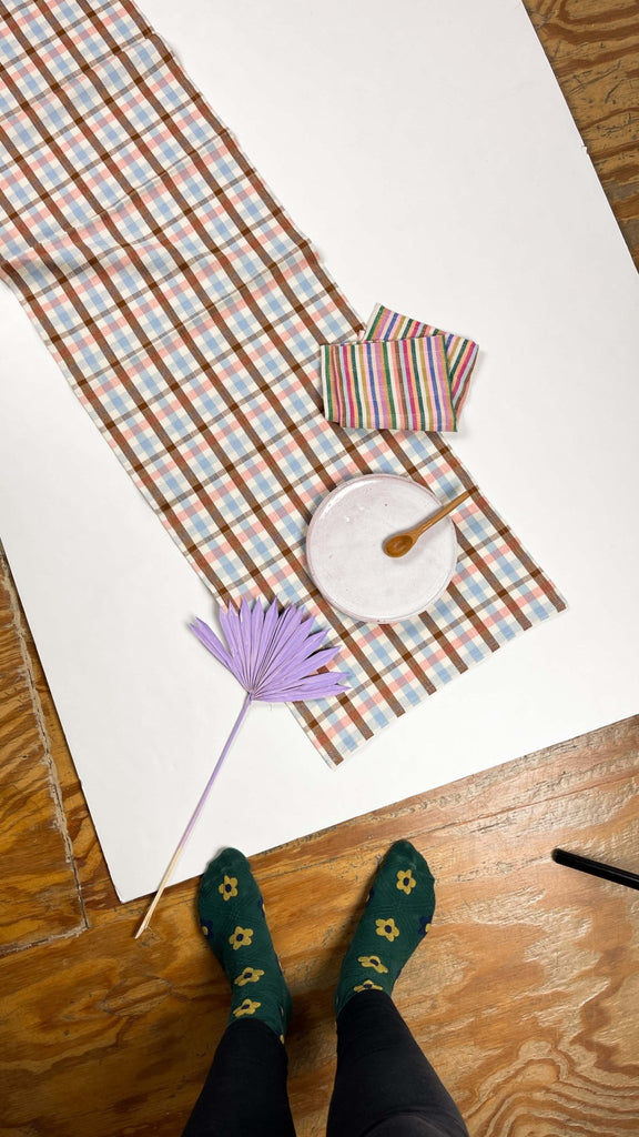 Louisa Plaid Runner - Archive New York