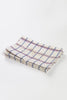San Lucas Plaid White Cocktail Napkins Set of 4 - Archive New York