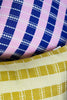 Santiago Grid Pillow - Royal and Baby Pink - Archive New York