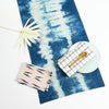 Indigo Natural Dyed Shibori Table Runner - Archive New York