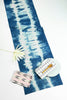 Indigo Natural Dyed Shibori Table Runner - Archive New York