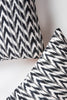 Toto Black + White Ikat Pillow - Archive New York