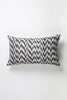 Toto Black + White Ikat Pillow - Archive New York