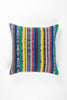 Vintage Rainbow 90s Ikat Pillow - 20" x 20" - Archive New York